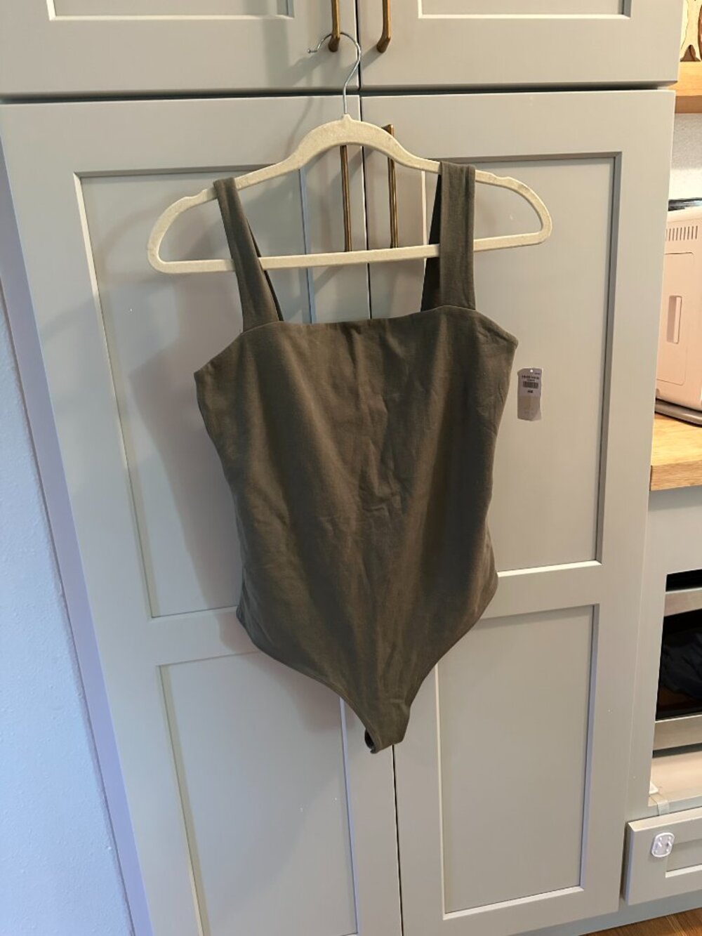 NWT Abercrombie Olive Green Bodysuit Size L
